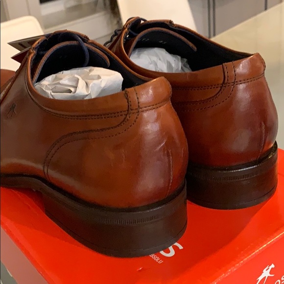 Fluchos 8412 cognac leather oxfords - Picture 4 of 11